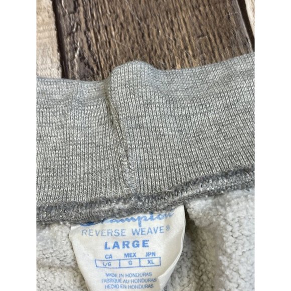 Champion Reverse Weave Men M Sweat Shorts Gray Drawstring - Picture 4 of 7